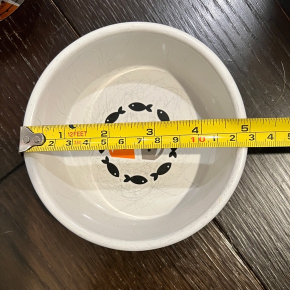 Lot of 3 Ceramic Kitty Cat - Fish Feeding or Water Bowl - Dish MSRP: $36+tax - Picture 4 of 5